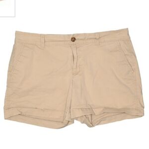 Old Navy Kakhi Chino Shorts Slit Pockets Flat Front Casual Everyday Classic Prep